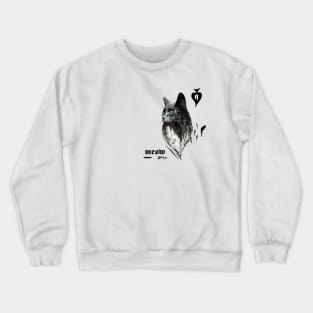 cat Card deck Crewneck Sweatshirt